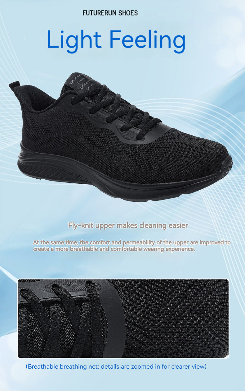 Men's Trendy Casual All-matching Comfortable Soft Bottom Running Shoes Lightweight Breathable Sneaker