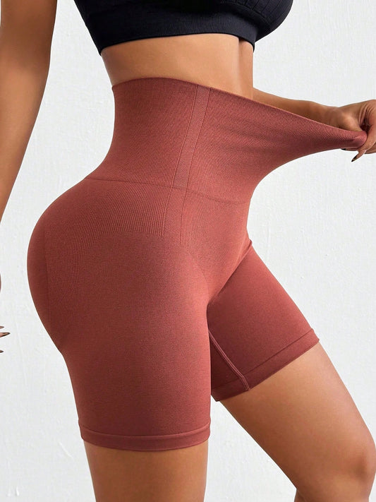 Seamless High Waist Women Active Shorts