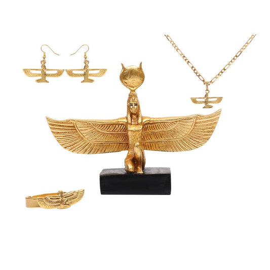 ISIS Egyptian Goddess Set - Museum Replica Certificate - Zara-Craft