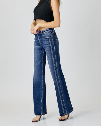 RISEN Mid Rise Straight Women Jeans