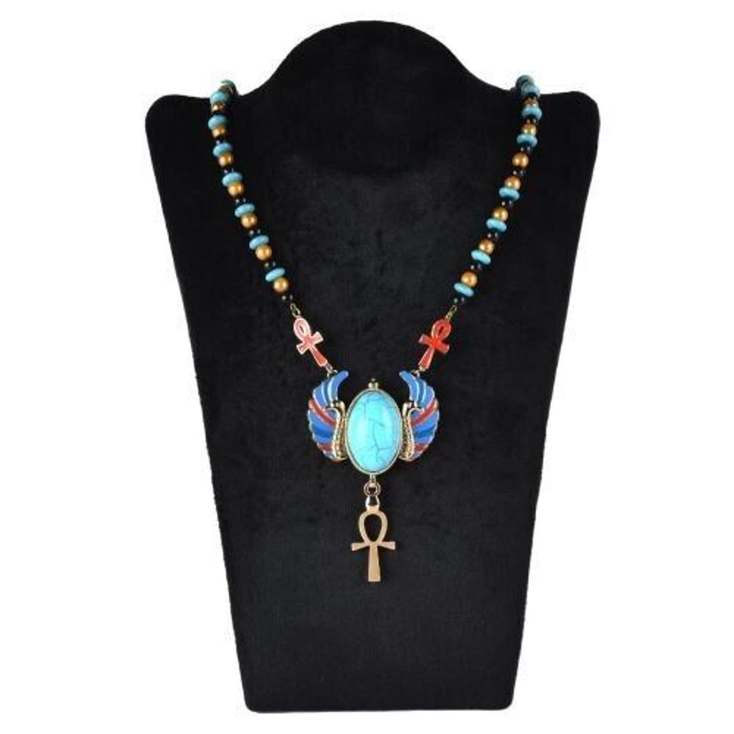 Ancient Egyptian Scarab Women Necklace