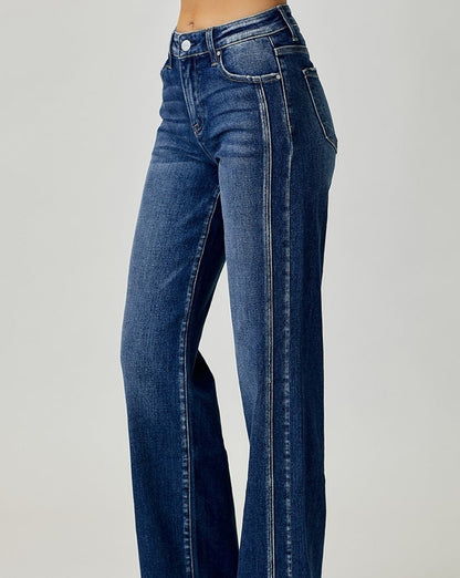 RISEN Mid Rise Straight Women Jeans