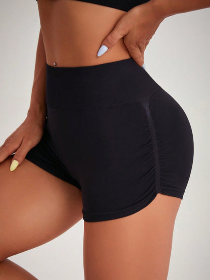 High Waist Active Women Shorts