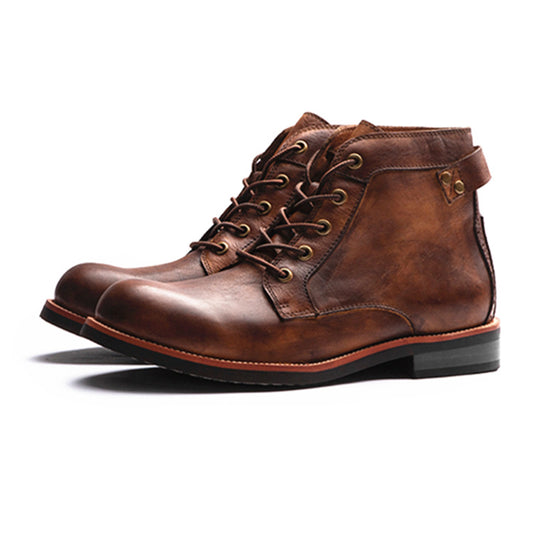 Martin Ami Khaki Style Men Boots