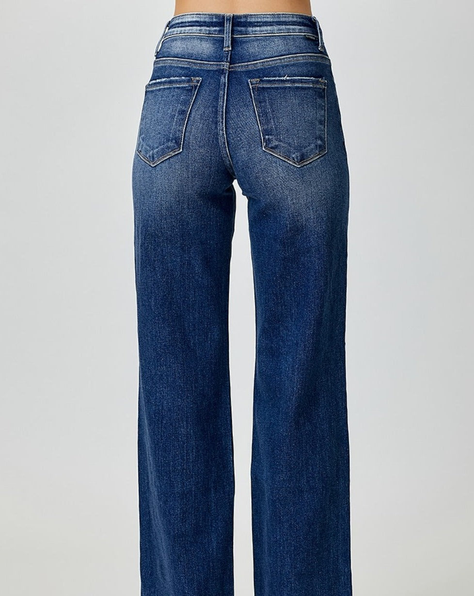 RISEN Mid Rise Straight Women Jeans