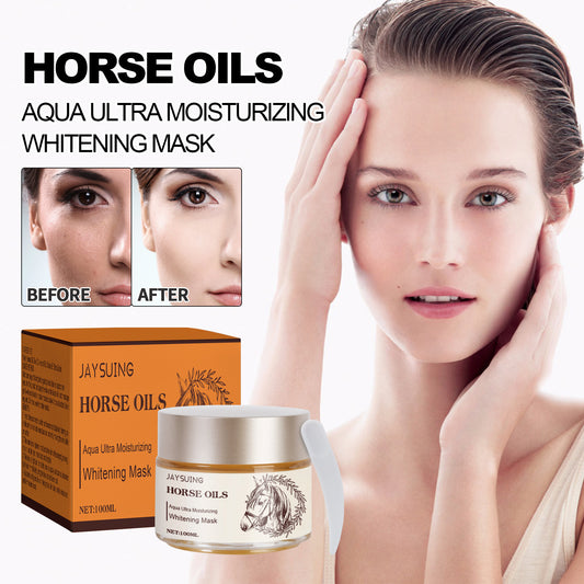 Horse Oil Whitening Mask Nourishing And Firming Skin Repair