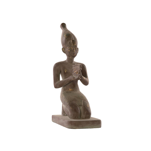 The Kneeling King, Museum Reproduction w/ Certificate Height= (29 cm / 11.6 in)