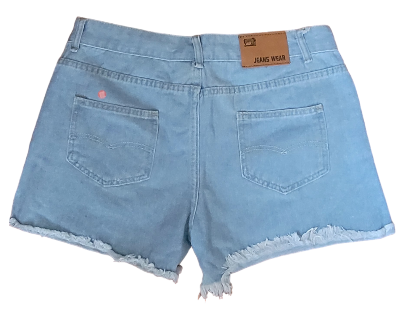 Women's Thin Denim Shorts with Raw Edges - Zara-Craft