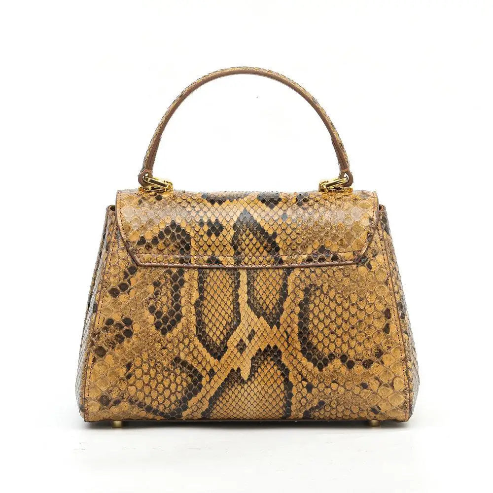 New Designer Snake Skin Women Handbag Fashion Genuine Leather Lady Chain Bag Size 22 High Grade Shoulder Crossbody Bag