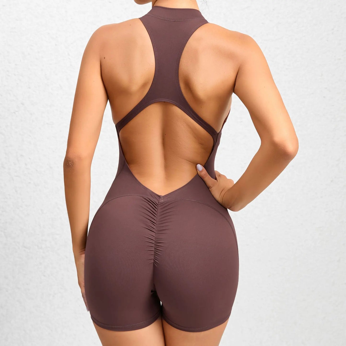 Short Sports Jumpsuit Sleeveless Gym Set Women Yoga Clothes Rompers Workout One-piece Suit Female Outdoor Recreation Bodysuits