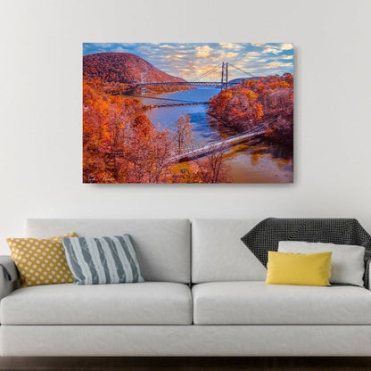 High-Quality Canvas Print - Autum in New York - Zara-Craft