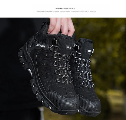 Large Size 47 Hiking Boots Men Outdoor Unisex Boots Shoes Breathable Hiking Trekking Shoes Mountain Climbing Shoes Military Boots