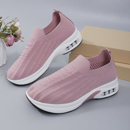 Round Toe Mesh Women Loafers