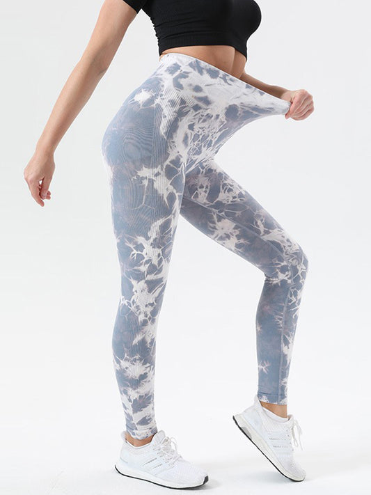 Tie-Dye High Waist Active Women Leggings