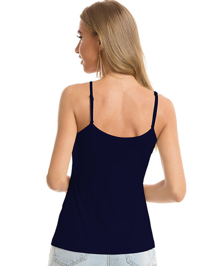 Scoop Neck Spaghetti Strap Women Cami