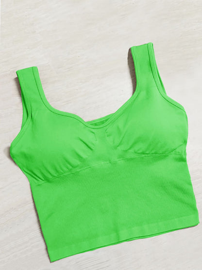 Wide Strap Active Women Tank