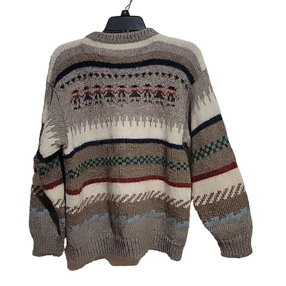 (Used) WAZMIN S.R.L HAND MADE IN PERU 100% ALPACA WOOL SWEATER TREASURE