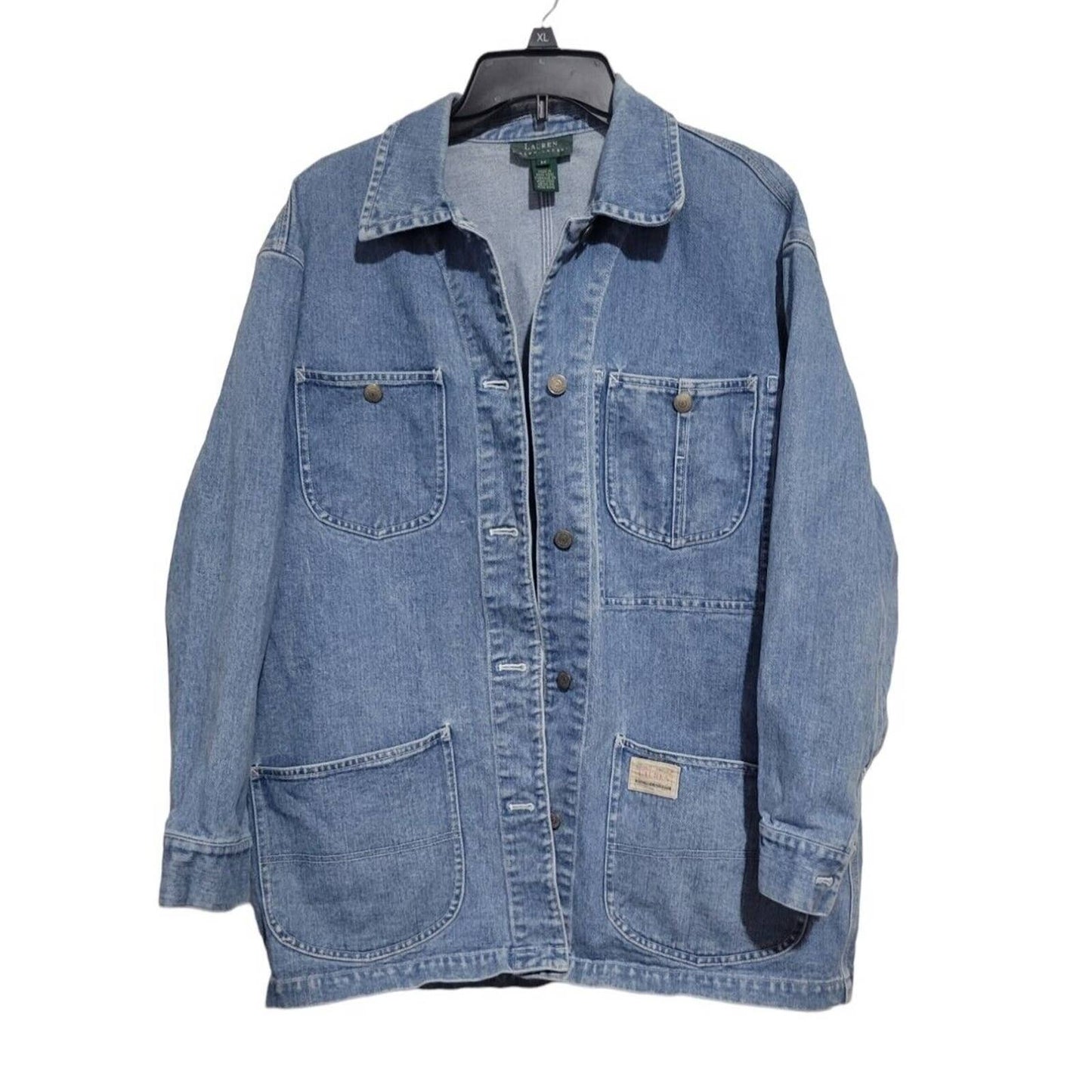 (Used) Lauren Ralph Lauren Denim Chore Men / Women Jacket Size M