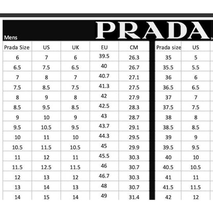(Used) Prada Vintage Sport Vibram Leather Laced Trainers Men Shoes Size EU 40 / US 7.5