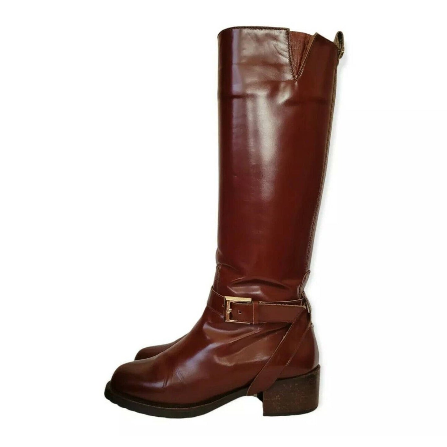 (Used) Warren Edwards Susan Bennis Stunning Riding Boots Size 7.5 - Hand Made Italy