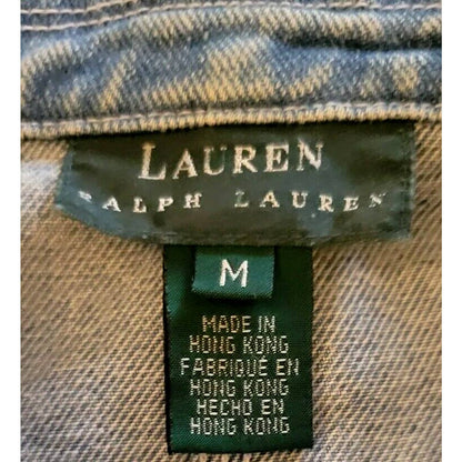 (Used) Lauren Ralph Lauren Denim Chore Men / Women Jacket Size M