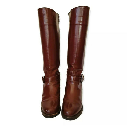 (Used) Warren Edwards Susan Bennis Stunning Riding Boots Size 7.5 - Hand Made Italy