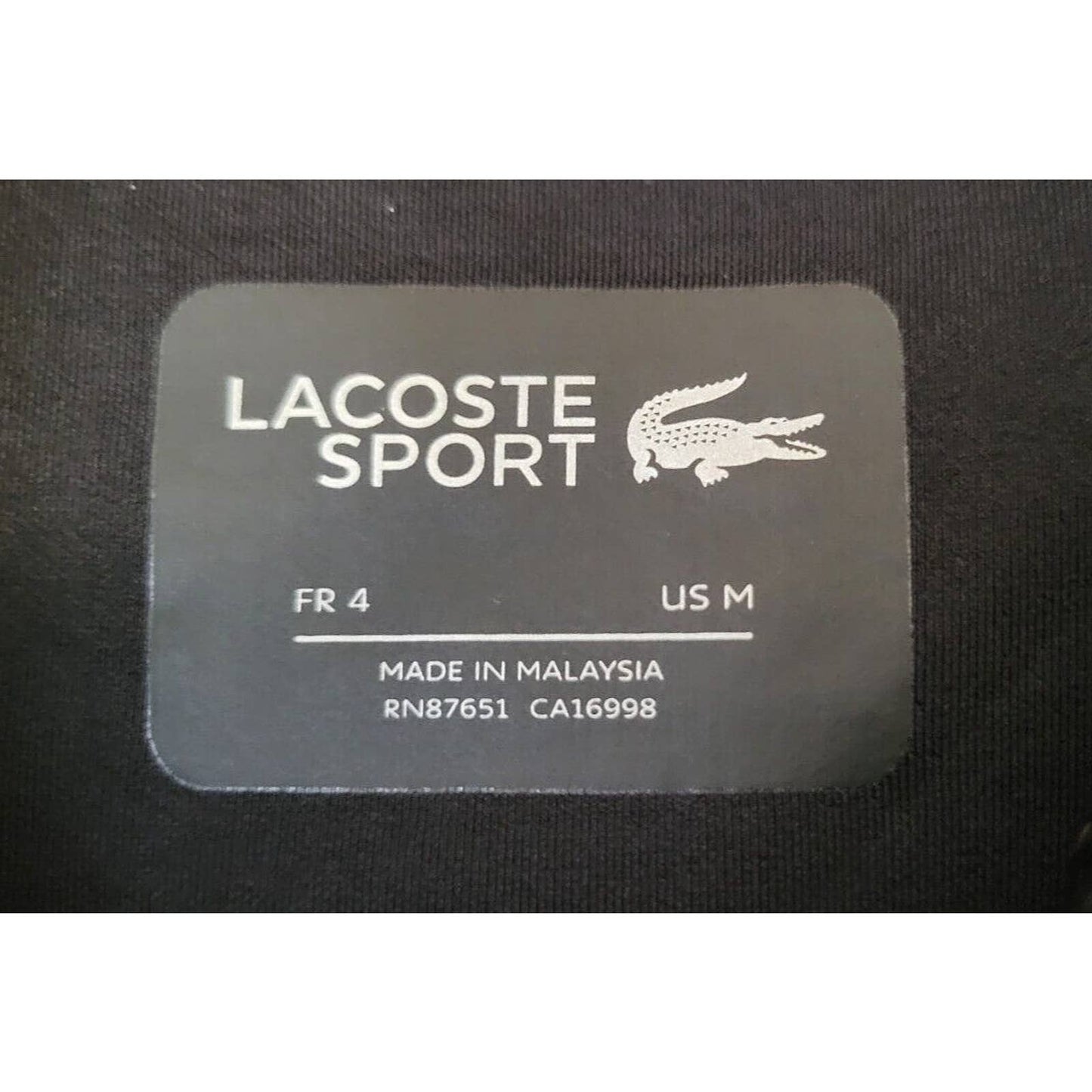 (Used) Lacoste Hooded Zip Men Sweatshirt Size M