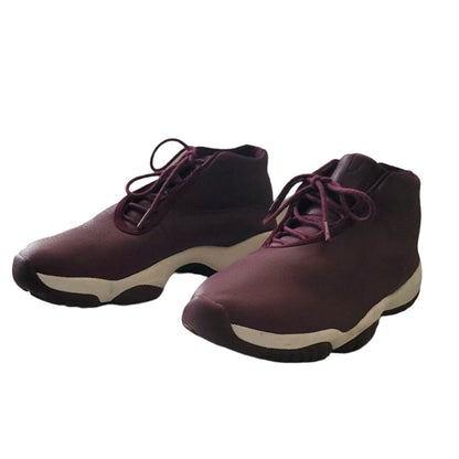 Nike Air Jordan Future Bordeaux Women Purple Leather Basketball Shoes Size 8.5