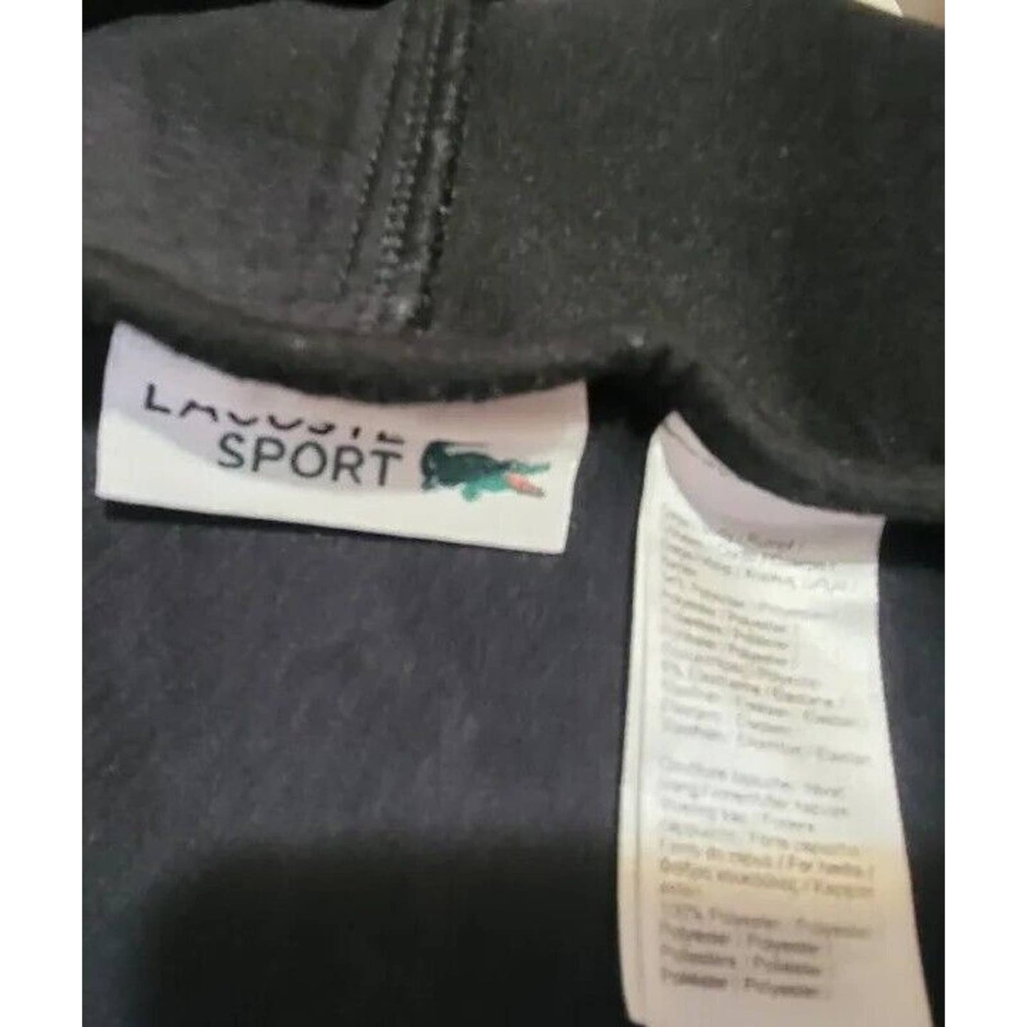 (Used) Lacoste Hooded Zip Men Sweatshirt Size M