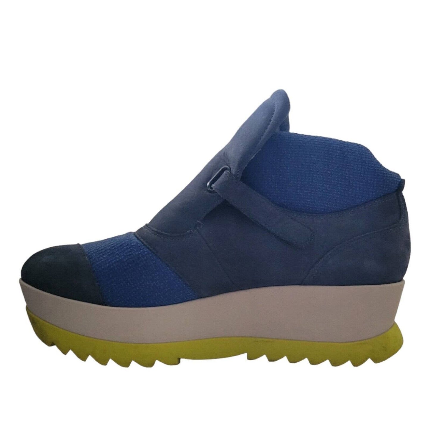 Camper Laika Platform Women Sneakers Blue Suede Mesh Size EU40 /US 9.5