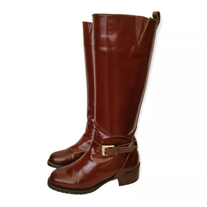 (Used) Warren Edwards Susan Bennis Stunning Riding Boots Size 7.5 - Hand Made Italy