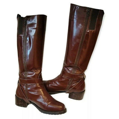 (Used) Warren Edwards Susan Bennis Stunning Riding Boots Size 7.5 - Hand Made Italy