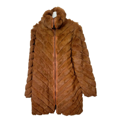 (Used) Knoles and Carter Rabbit Fur Women Coat Size XL