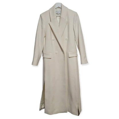 (Used) Reiss Women’s Wool Blend Double Breasted Coat - Size 12
