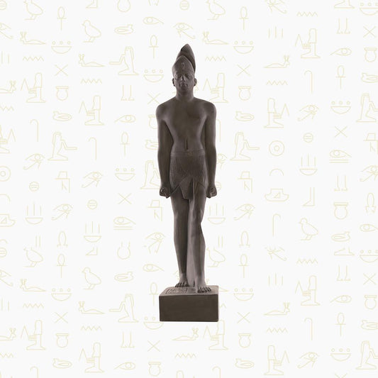 Ancient Egyptian Thutmose III Falcon Statue (Height 49 cm/ 19.6 in)