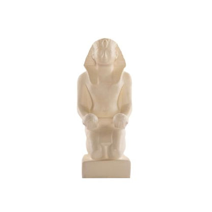 Ancient Egyptian The Kneeling King Statue (Museum Replica) Height = 28cm /11.2 In