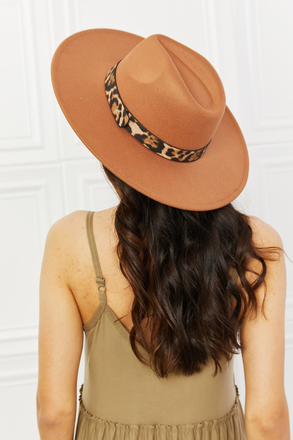 Fame In The Wild Leopard Detail Fedora Women Hat - Zara-Craft