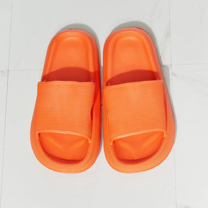 MMShoes Arms Around Me Open Toe Slide in Orange