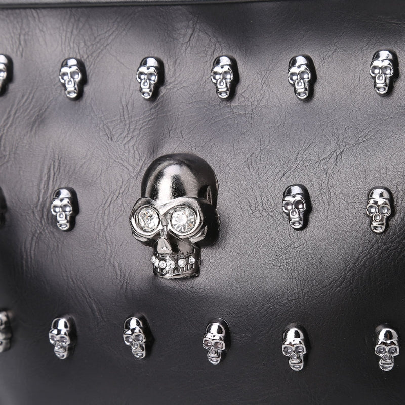 Trendy shoulder bag with diamond skull - Zara-Craft