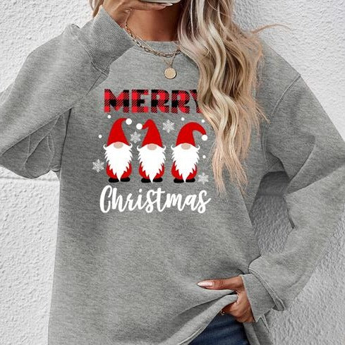 MERRY CHRISTMAS Long Sleeve Women Sweatshirt