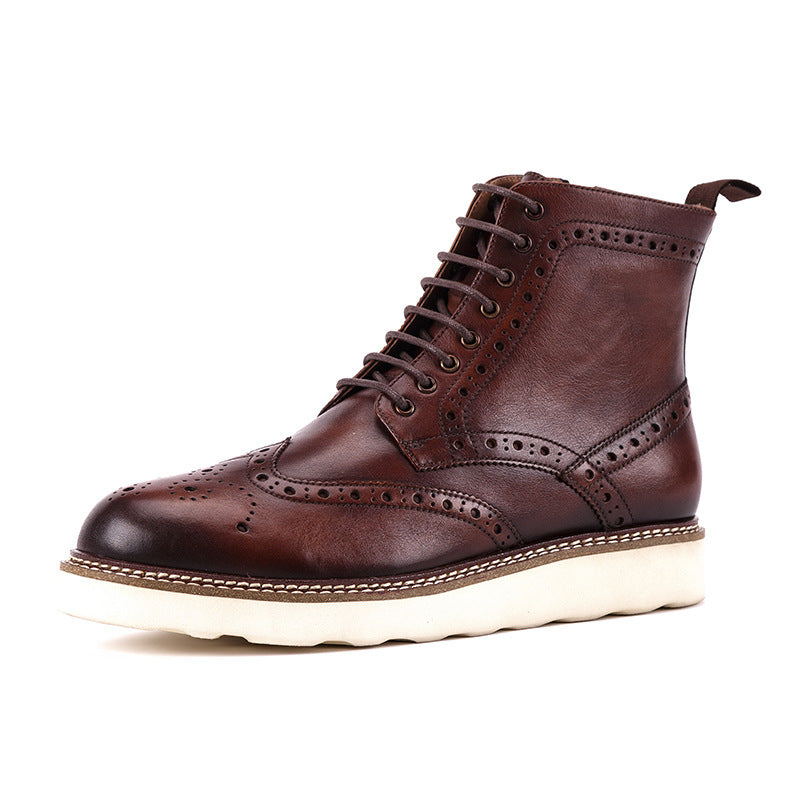 Martin Boots Men's Boots British Style Leather Boots - Zara-Craft