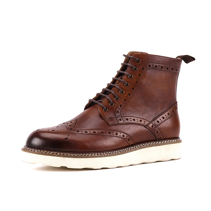 Martin Boots Men's Boots British Style Leather Boots - Zara-Craft