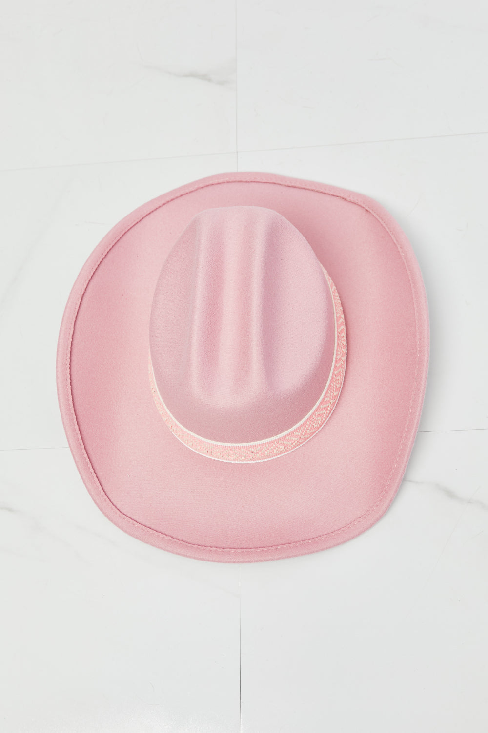 Fame Western Cutie Cowboy Hat in Pink - Zara-Craft