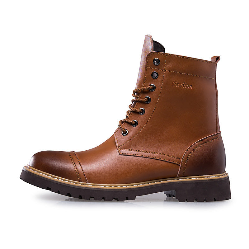 Leather Martin Boots Men's Leather Shoes - Zara-Craft