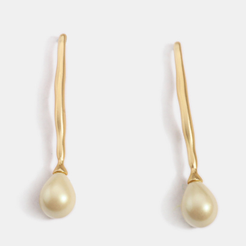 Simple pearl earrings - Zara-Craft