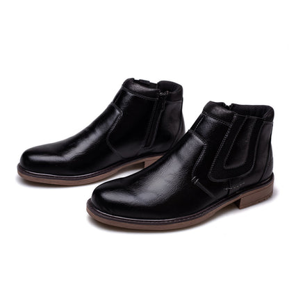 Male Martin Leather Work non-slip Shoes - Zara-Craft