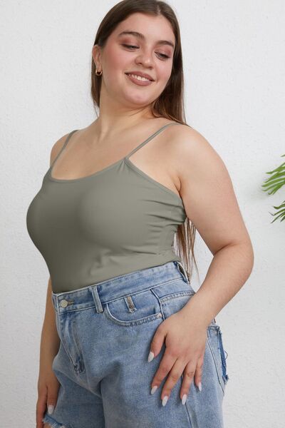 Basic Bae Full Size Round Neck Slim Women Cami