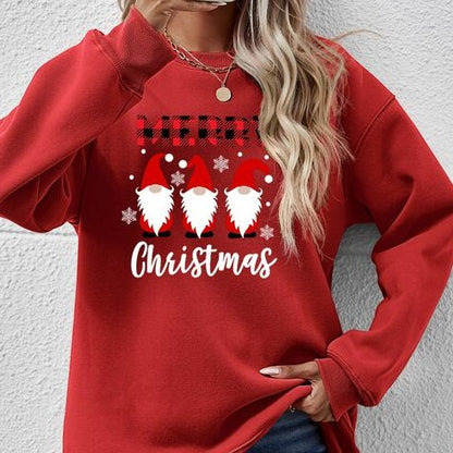 MERRY CHRISTMAS Long Sleeve Women Sweatshirt