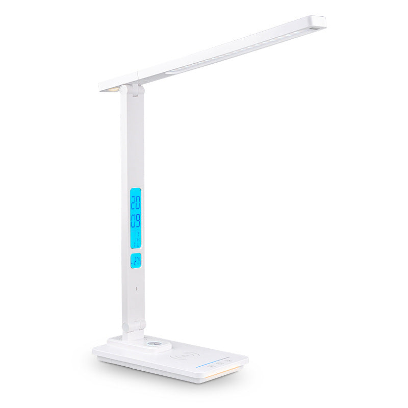 Multifunctional LED Desk Lamp with Display Screen and Alarm Clock, Wireless Charging Office Lamp - Zara-Craft