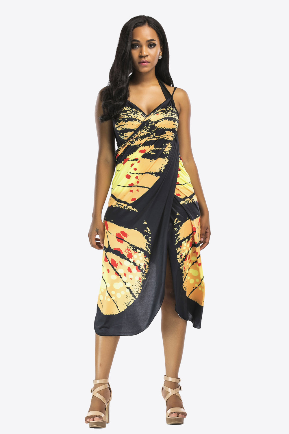 Butterfly Spaghetti Strap Cover Up - Zara-Craft